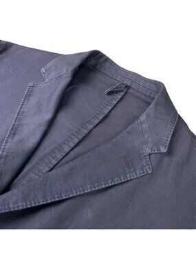 Michele Negri Men's 100% Cotton 3-Button Chino Suit Navy Blue • 44R | 42x28